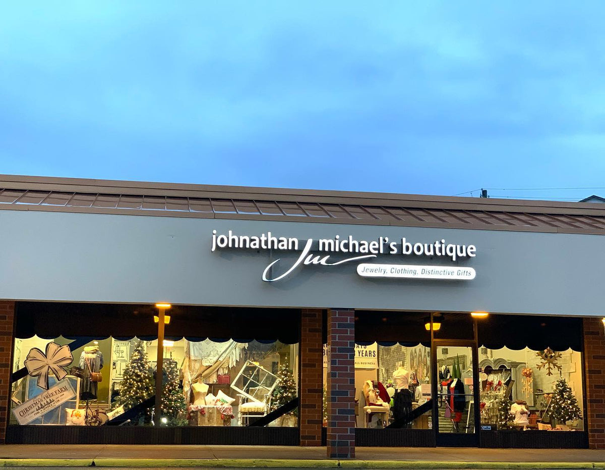 Shopping Local is Good for our Community. Johnathan Michael's Boutique