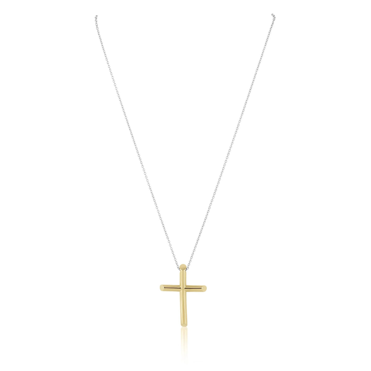SAHIRA-DOUBLE CROSS LARIAT NECKLACE main image 1