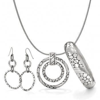 Pebble Rings French Wire Earrings JA4700 Brighton