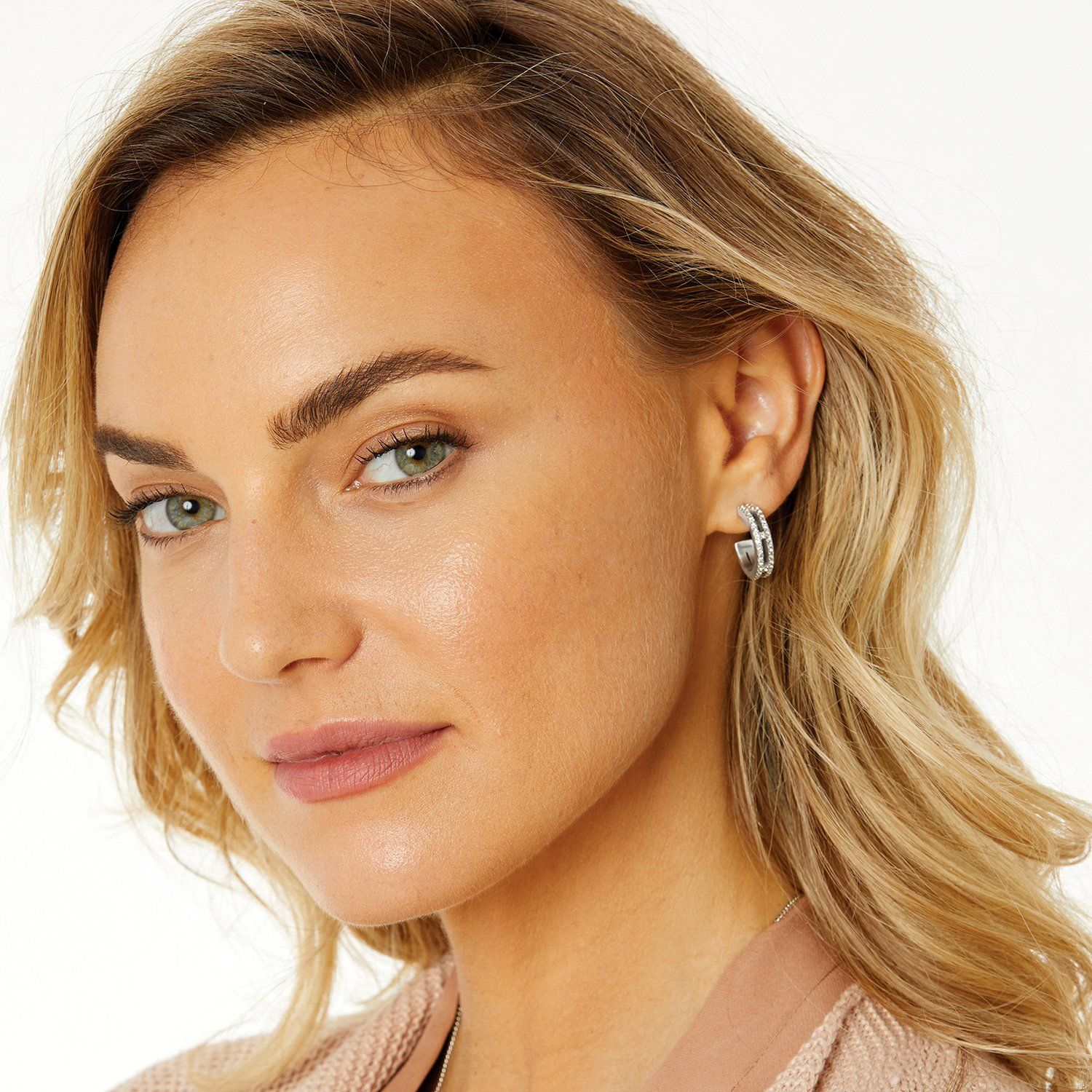 Illumina Lights Hoop Earrings JA5871 Earrings Brighton