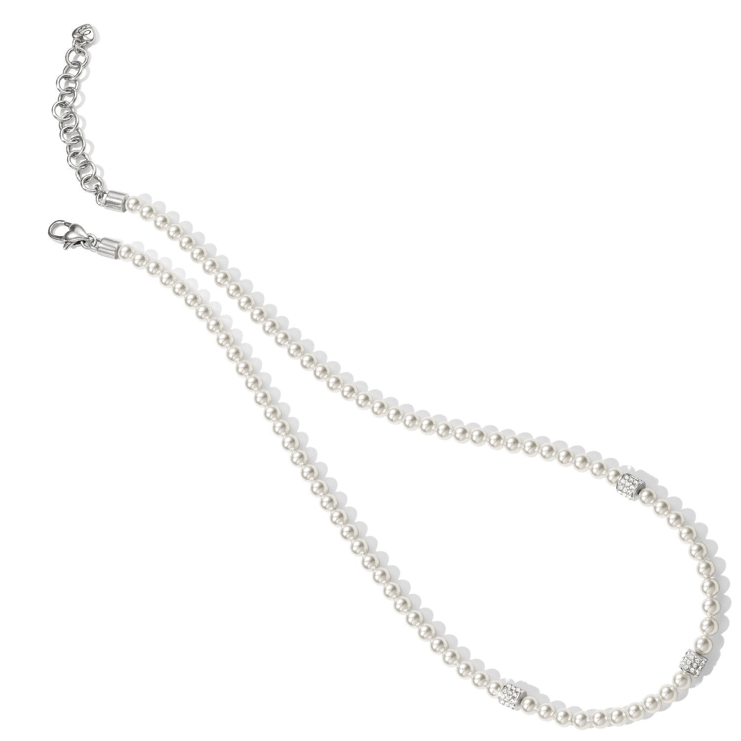 Meridian Petite Pearl Station Necklace JM188A Necklaces Brighton
