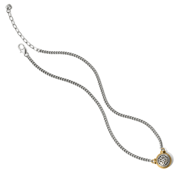 Ferrara Two Tone Short Necklace JM1072 Necklaces Brighton