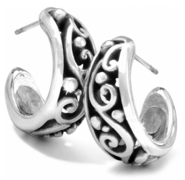 Love Affair Hoop Post Earrings JE8890 Earrings Brighton