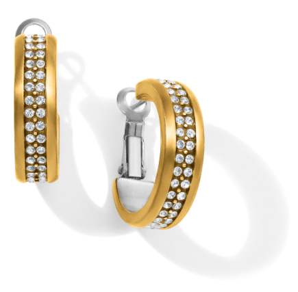 Meridian Two Tone Hoop Earrings JA6152 Earrings Brighton