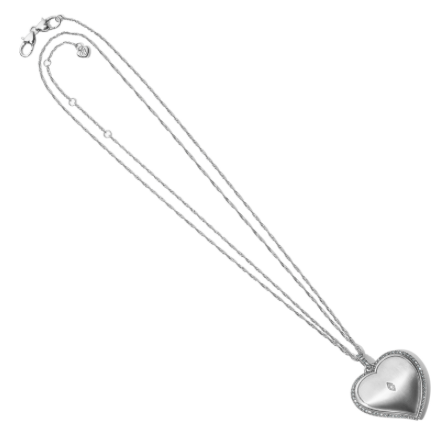 Trust Your Journey Wave Convertible Reversible Heart Necklace JM2413 Necklaces Brighton