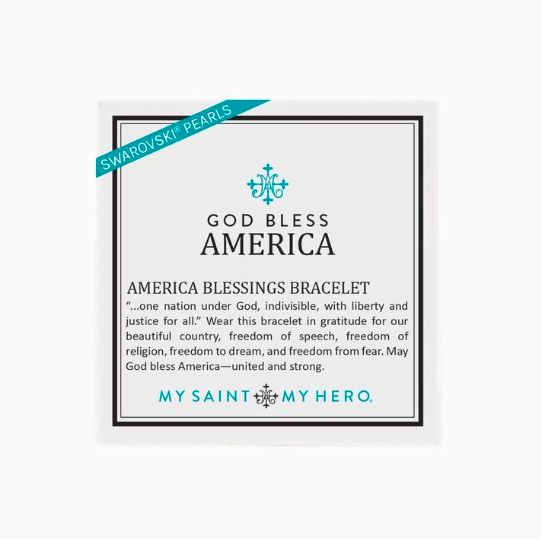 God Bless America Blessing Bracelet Bracelets My Saint My Hero