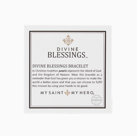 Divine Blessings Slate Bracelet My Saint My Hero