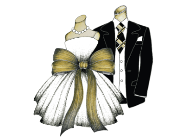 Tuxedo & Dress Card cards Johnathan Michael's Boutique