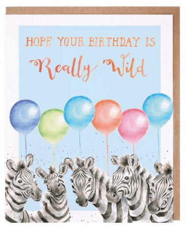 Really Wild Birthday Card cards wrendale designs