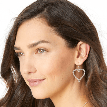 Twinkle Splendor Heart French Wire Earrings JA5361 Earrings Brighton