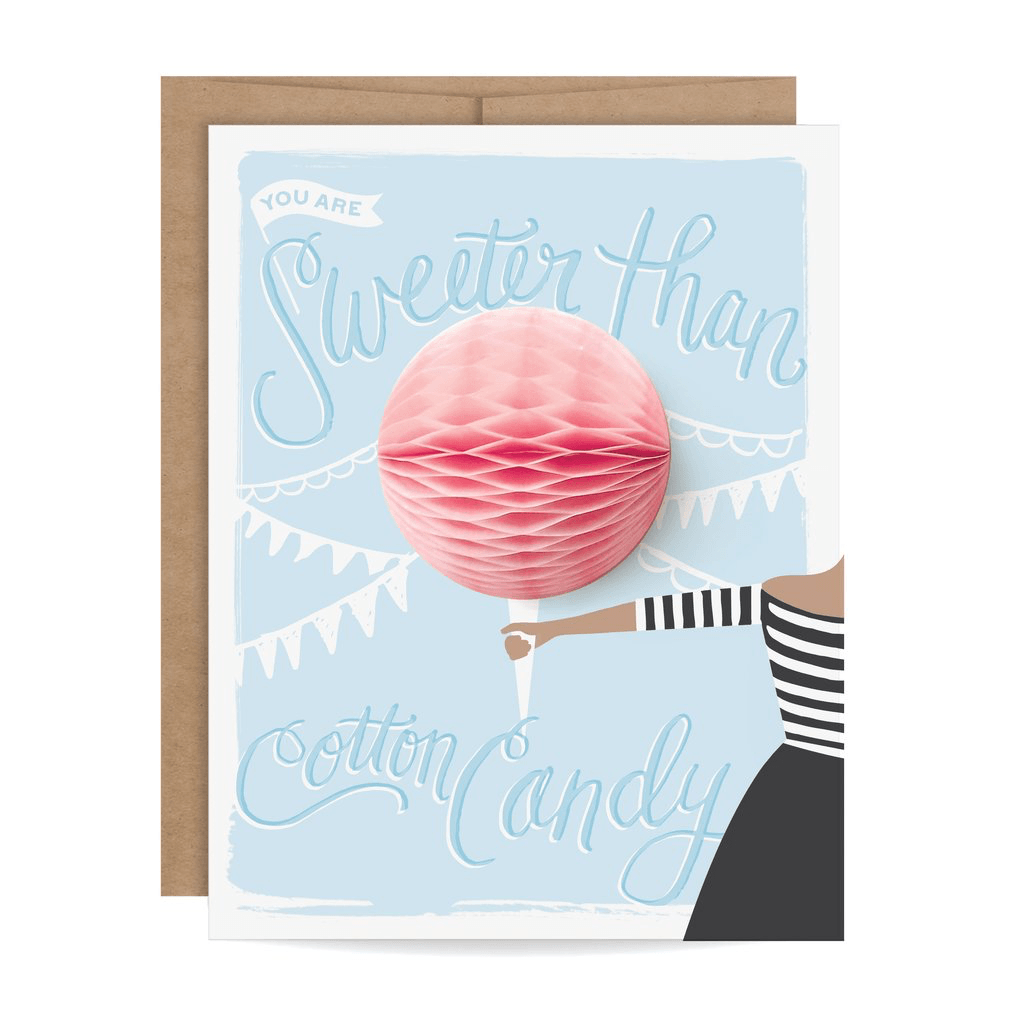 Cotton Candy Pop-up Card Card Johnathan Michael's Boutique