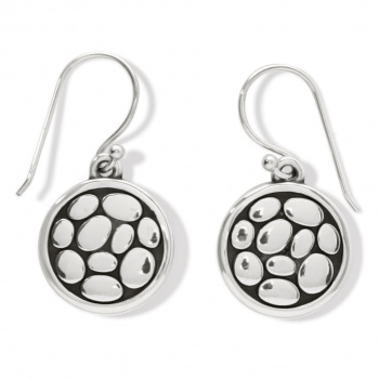 Pebble Round Reversible French Wire Earrings JA7310 Earrings Brighton