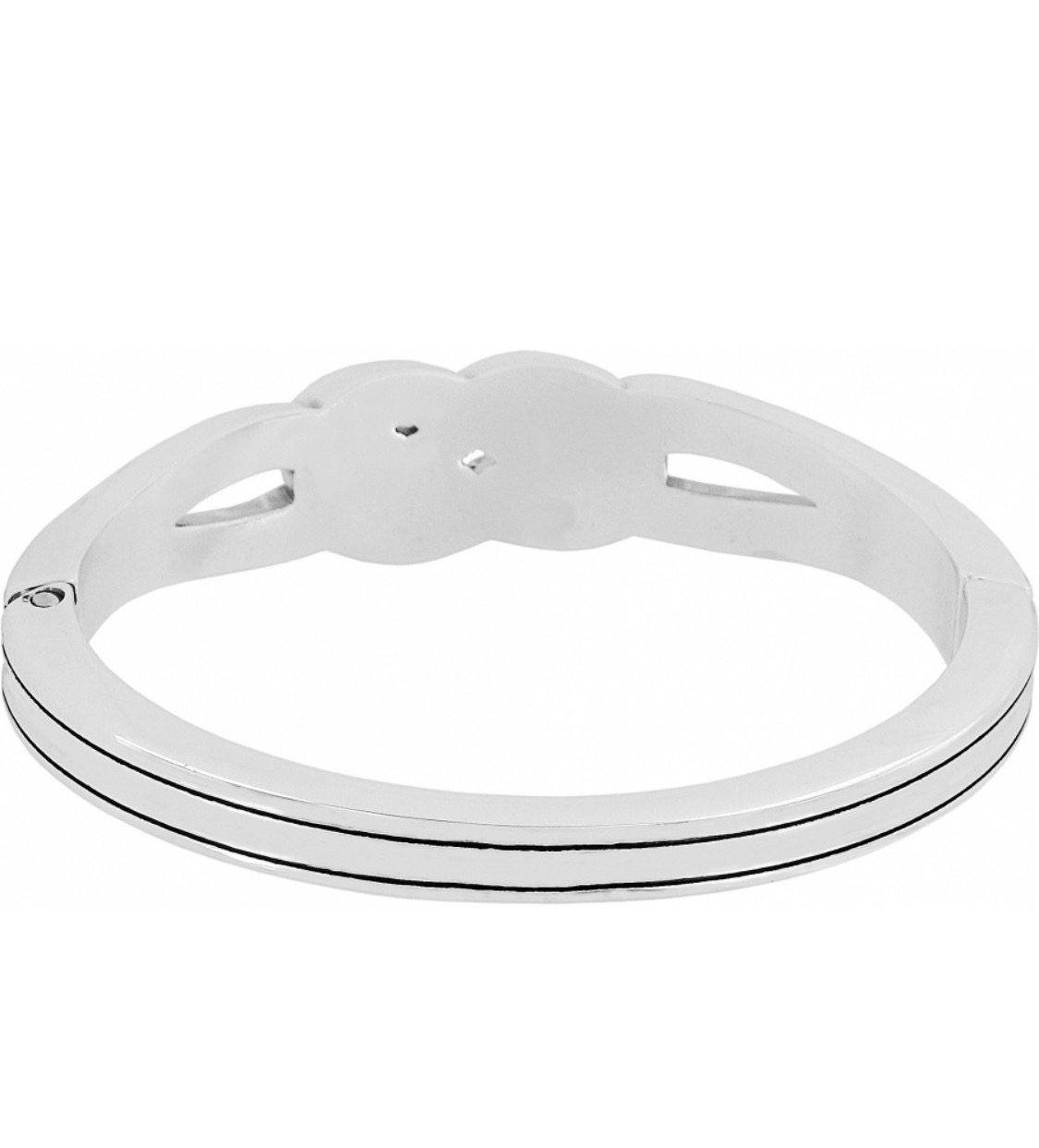Interlok Hinged Bangle JF0720 Bracelets Brighton