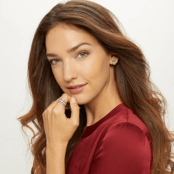 Holiday Cheer Heart Wreath Mini Post Earrings J22063 Earrings Brighton