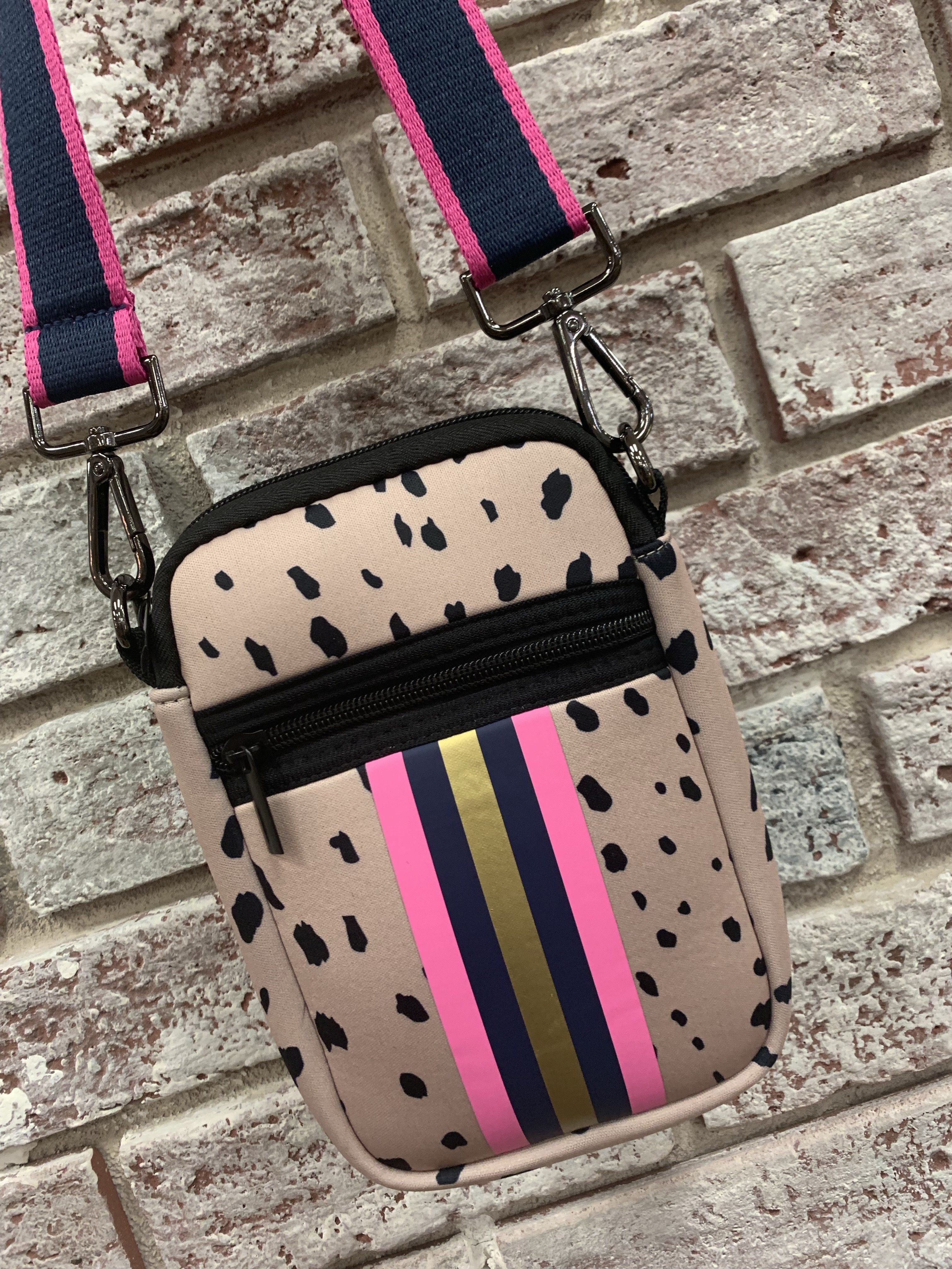 Callie Neoprene Cell Phone Crossbody phone organizer neo