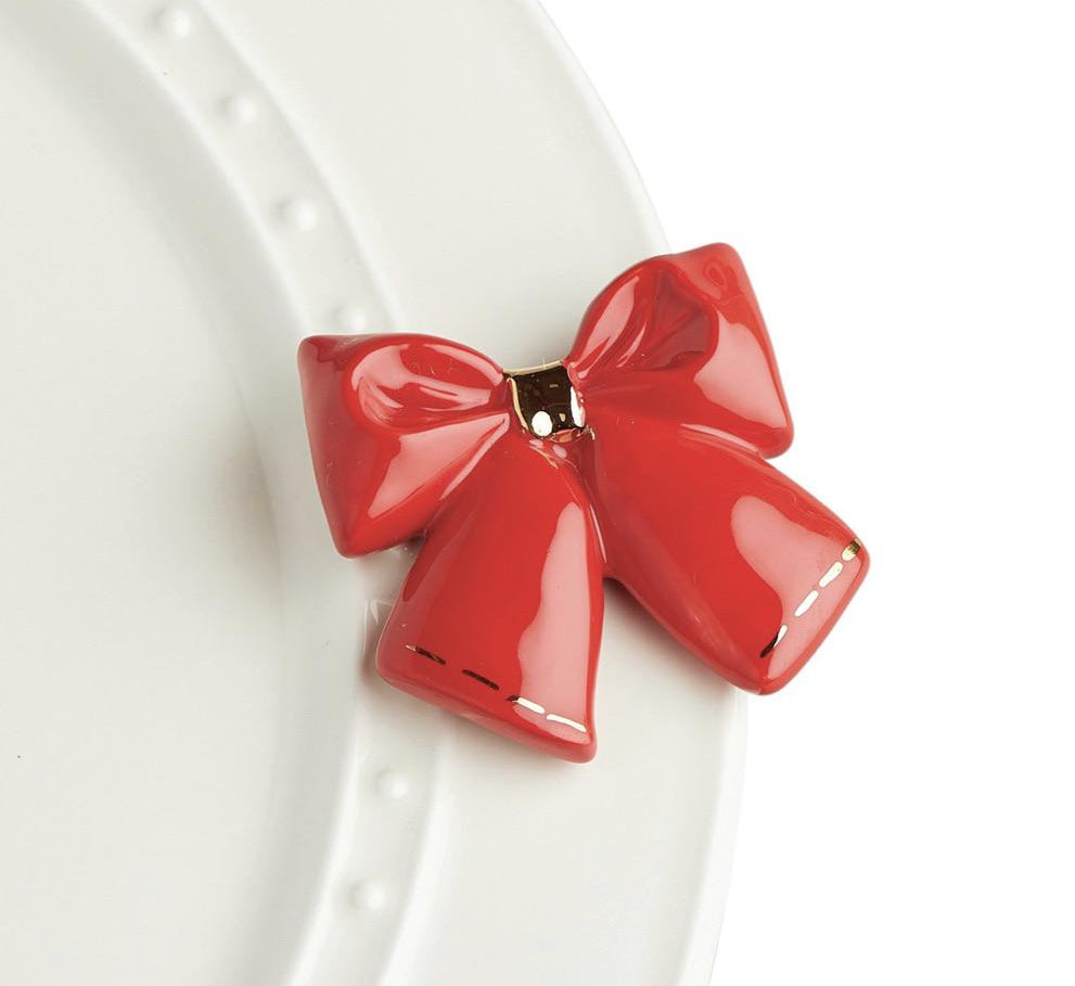 Wrap It Up Red Bow Mini A238 Home Decor Nora Fleming