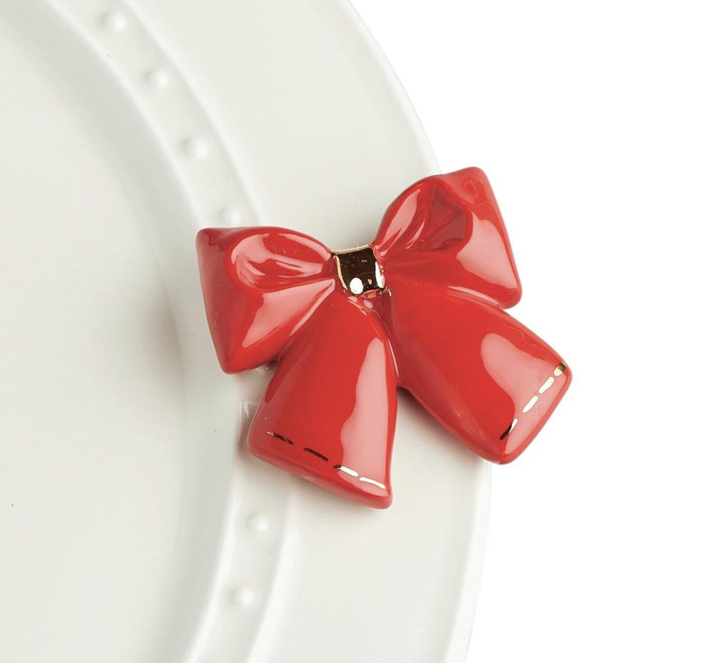 Wrap It Up Red Bow Mini A238 Home Decor Nora Fleming