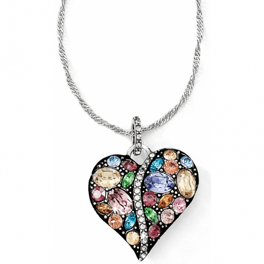 Trust Your Journey Heart Necklace JL3203 necklace Brighton