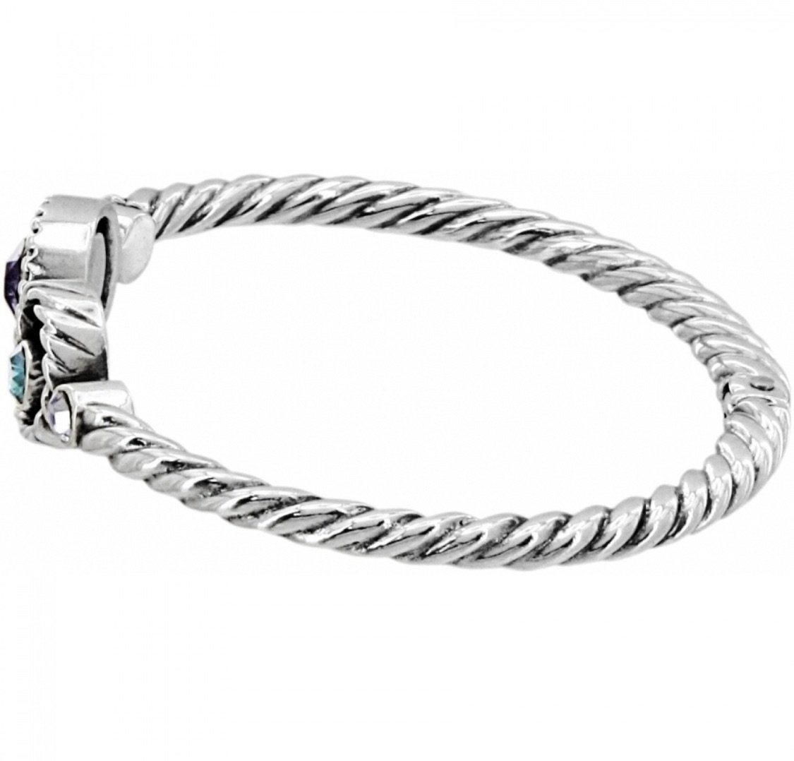 Halo Hinged Bangle Bracelets JB6622 Bracelets Brighton
