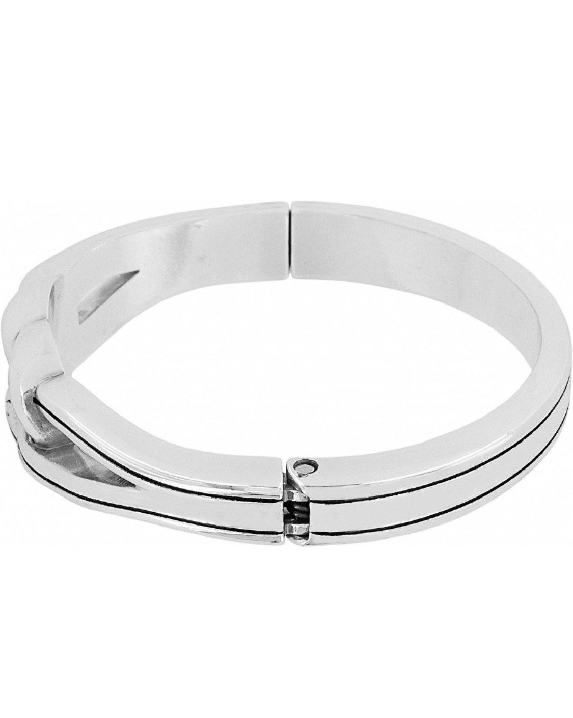 Interlok Hinged Bangle JF0720 Bracelets Brighton