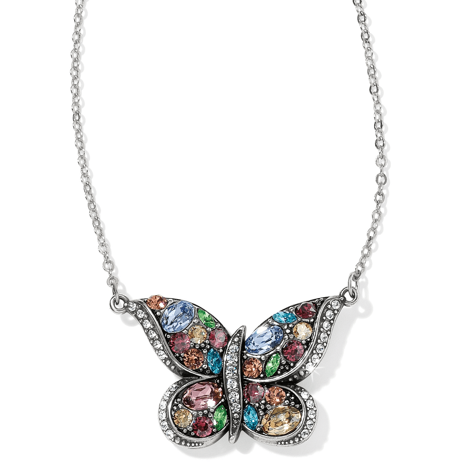 Trust Your Journey Reversible Butterfly Necklace JL5611 necklace Brighton