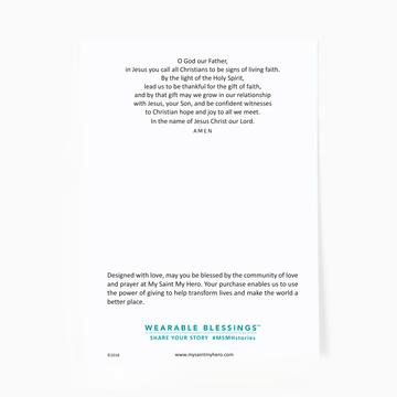 Pillar of Faith Ring - Sterling Silver ring My Saint My Hero