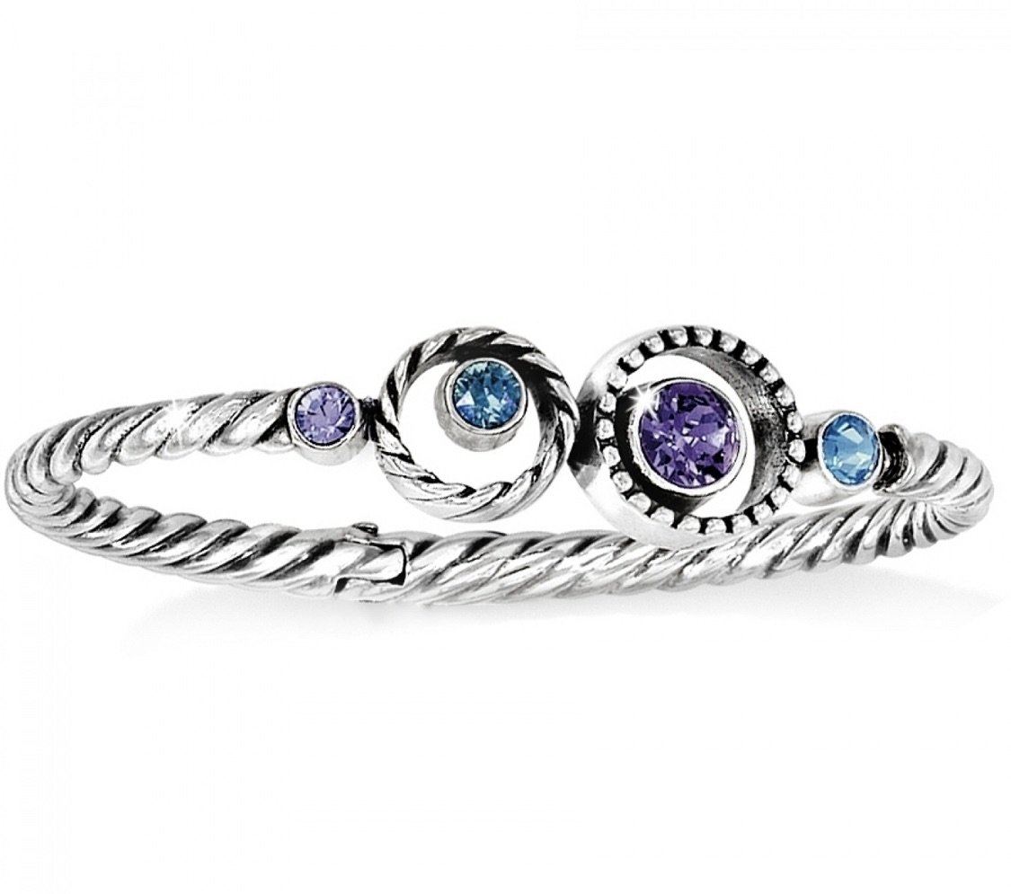 Halo Hinged Bangle Bracelets JB6622 Bracelets Brighton