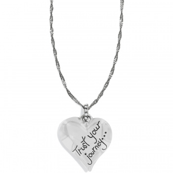 Trust Your Journey Heart Necklace JL3911 Necklaces Brighton
