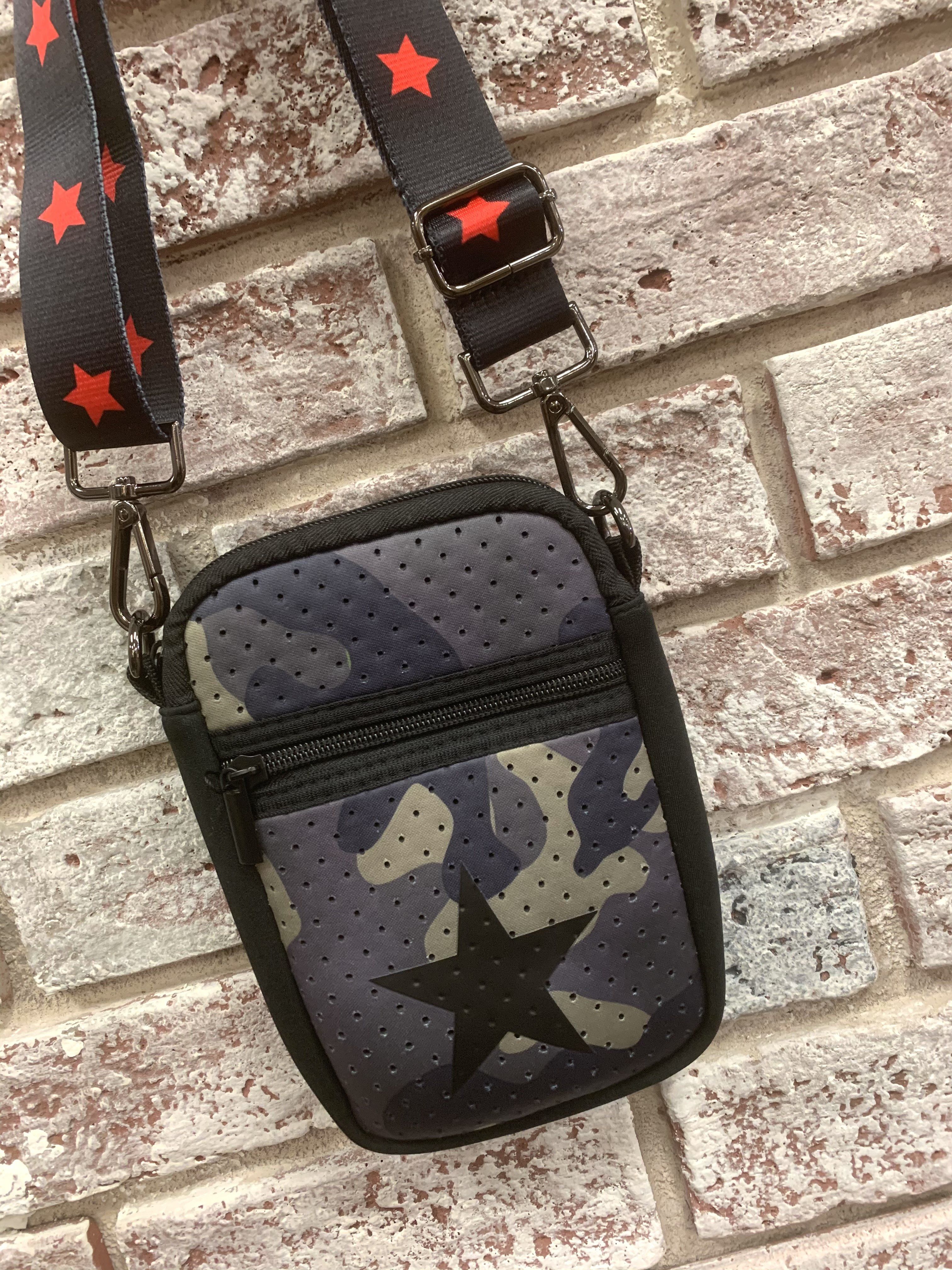 Callie Neoprene Cell Phone Crossbody phone organizer neo