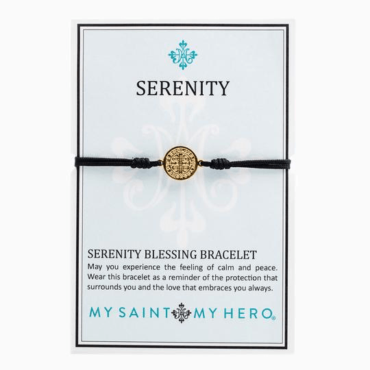 Serenity Blessing Navy/Gold Bracelet Bracelets My Saint My Hero
