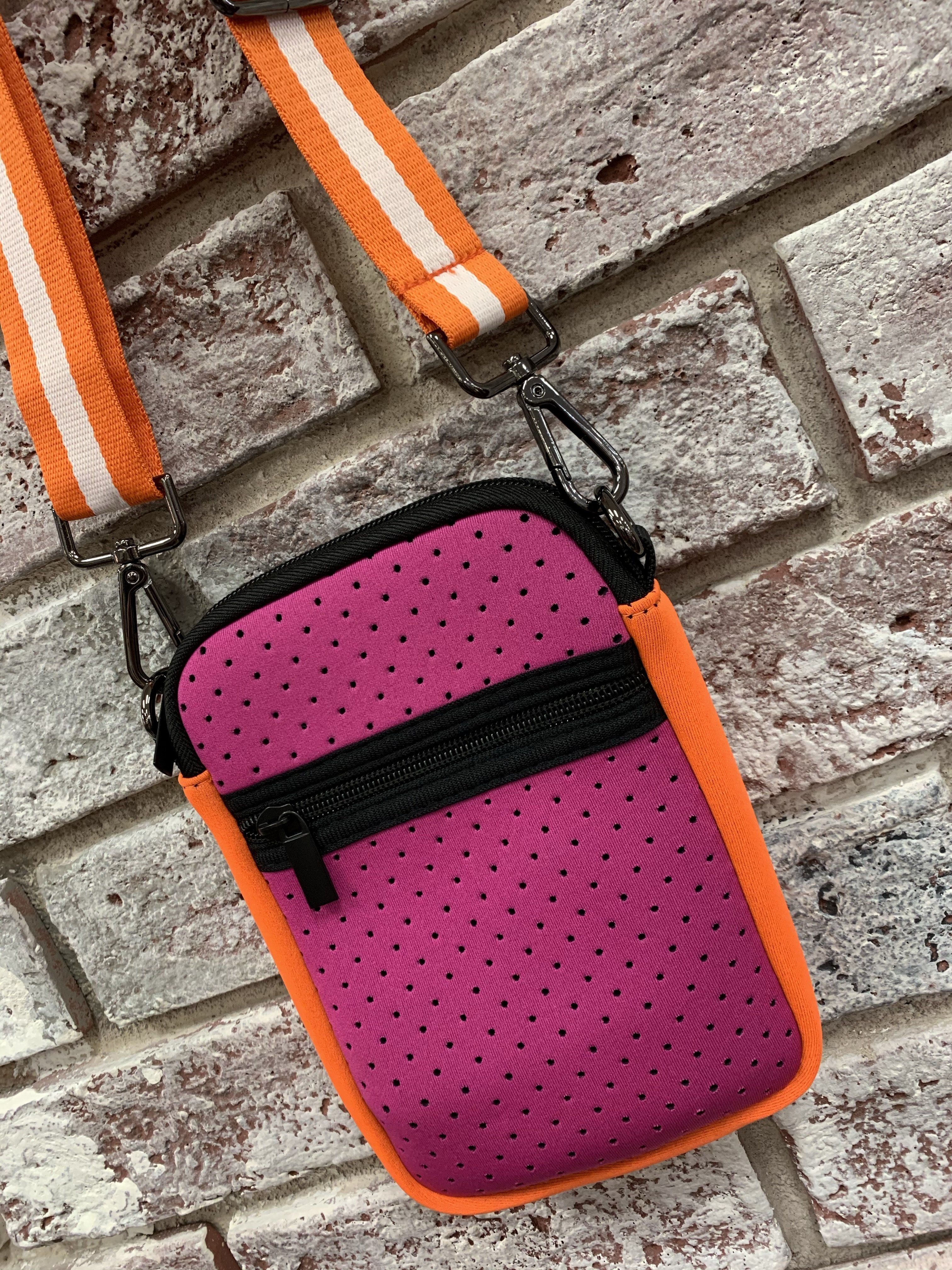 Callie Neoprene Cell Phone Crossbody phone organizer neo