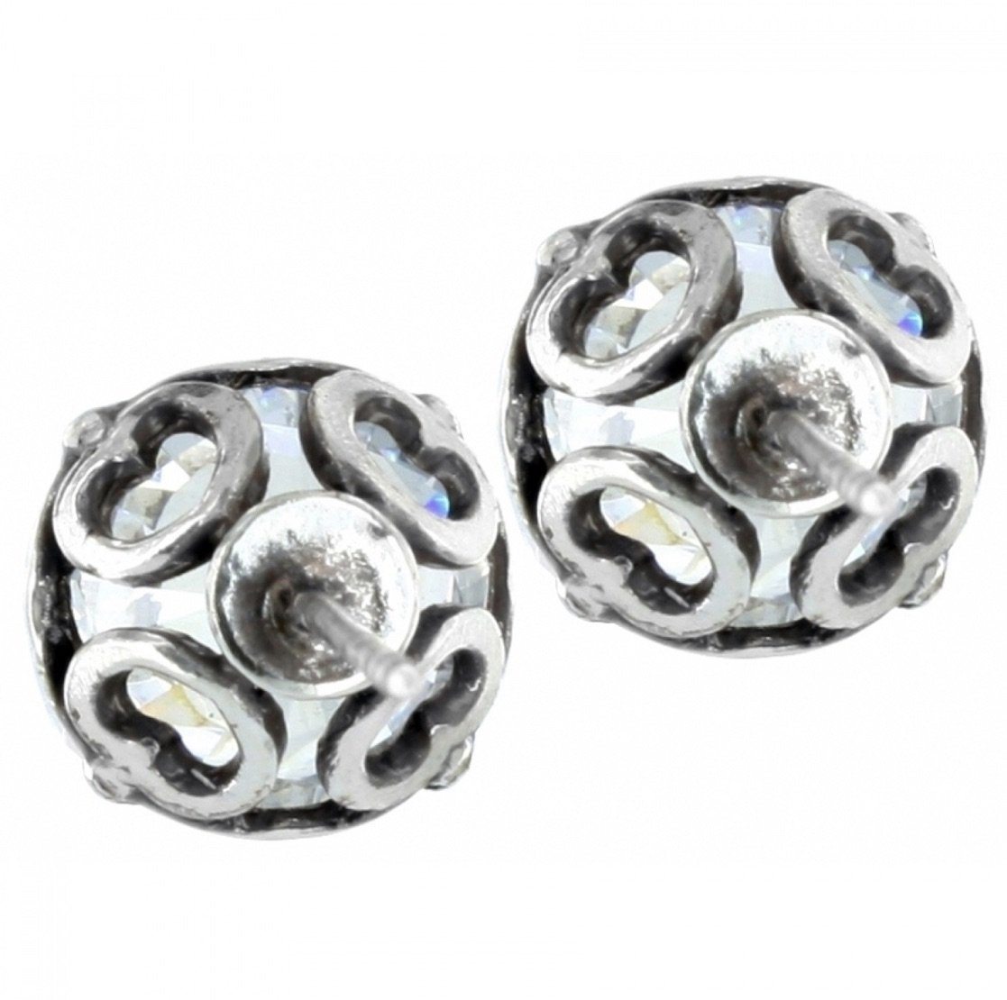 Brilliance 9MM Post Earrings JE154C Earrings Brighton