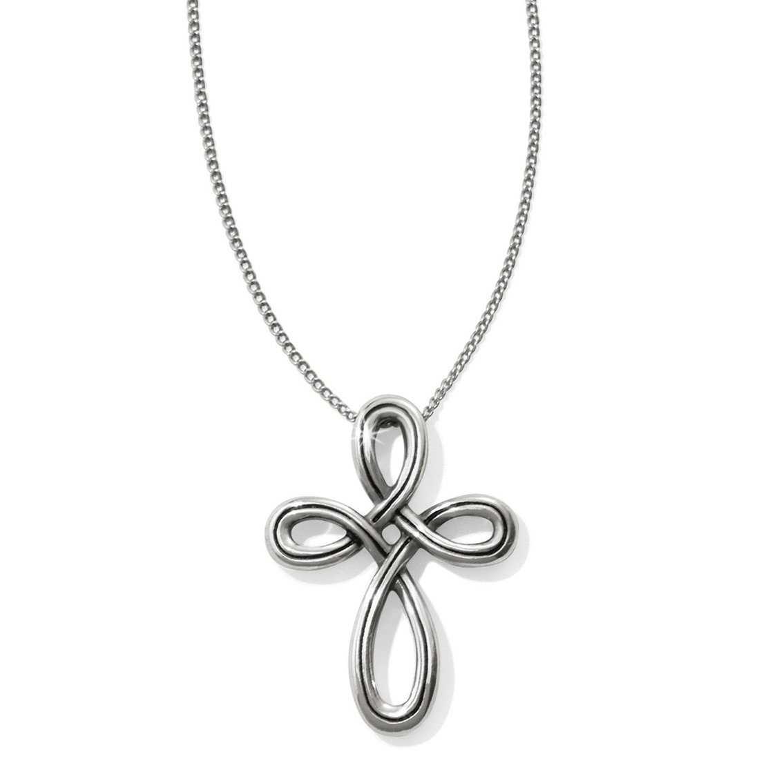 Interlok Petite Cross Necklace JL8490 Necklaces Brighton