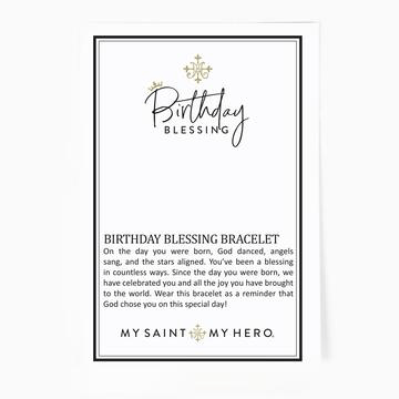 Pearl Birthday Blessing Gold Bracelets Bracelets My Saint My Hero