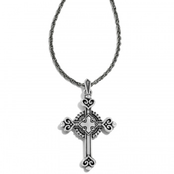 Alcazar Heart Small Cross Necklace JM0581 necklace Brighton