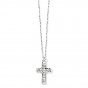 Diamond Cross Necklace JN1552 Necklaces Brighton