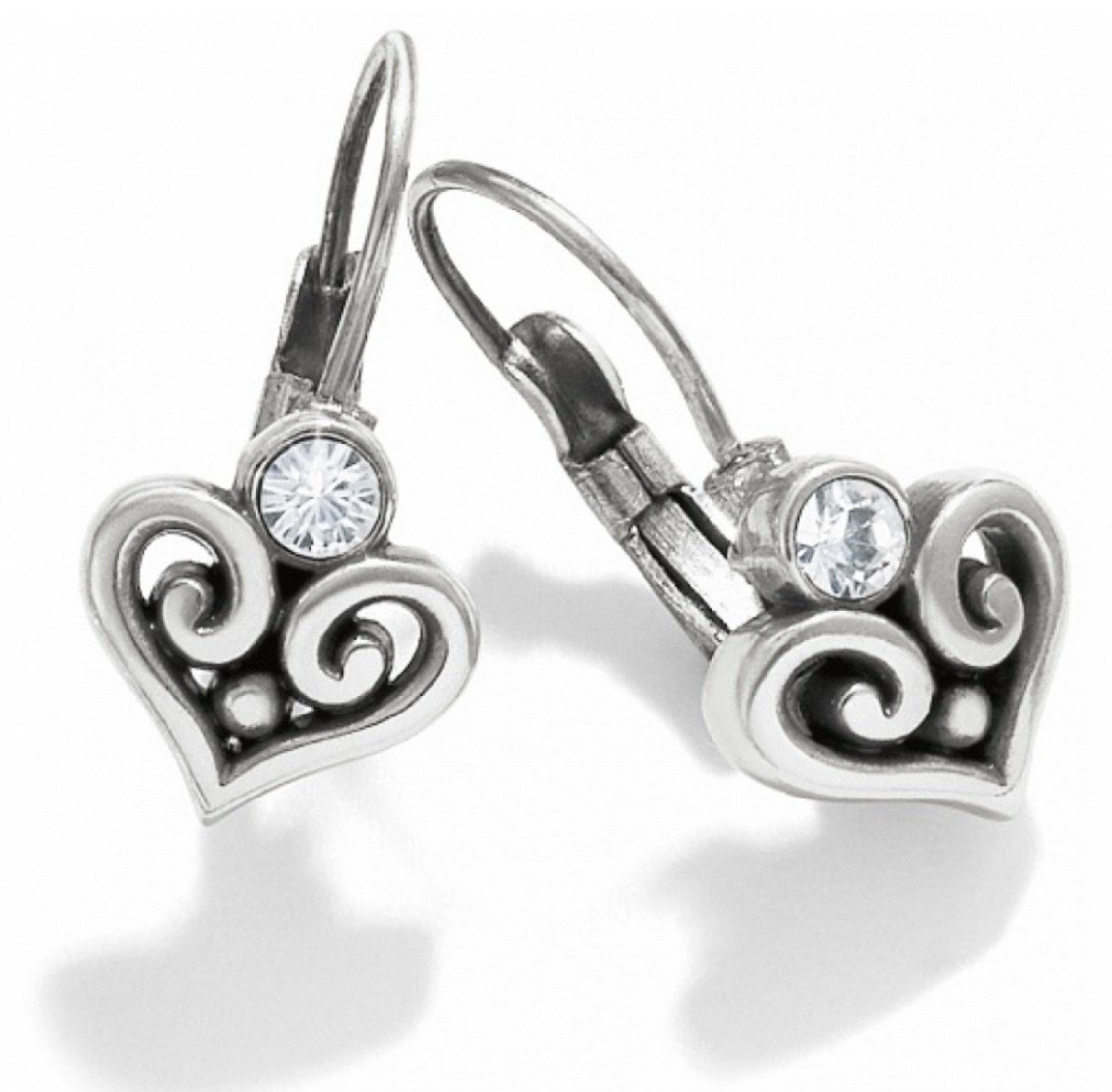 Alcazar Heart Leverback Earrings JE6112 Earrings Brighton