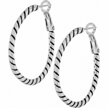 Twist Oval Hoop Charm Earrings JE3760 Earrings Brighton
