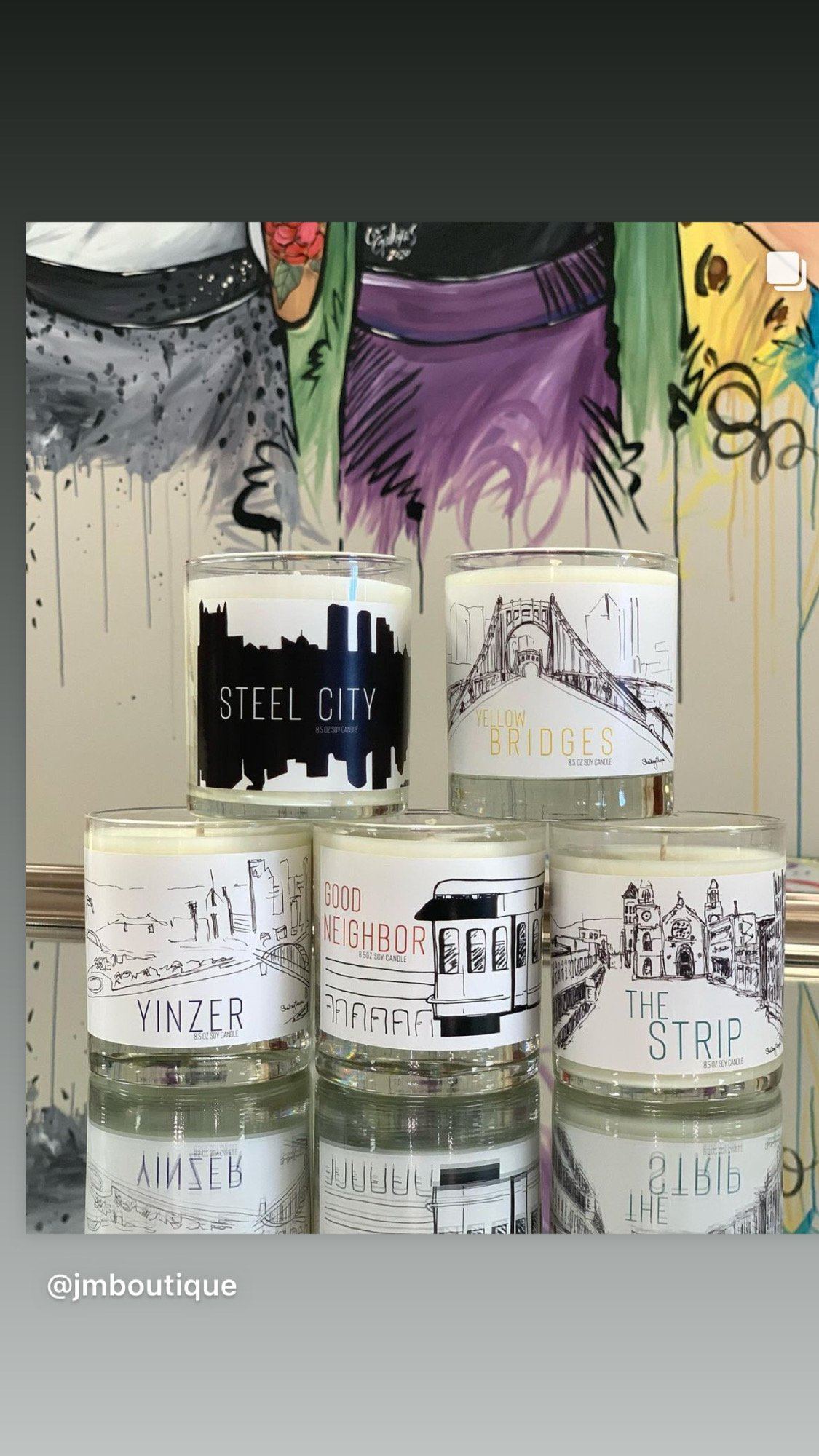 The Strip Soy Candle Candle Pittsburgh Candles Works