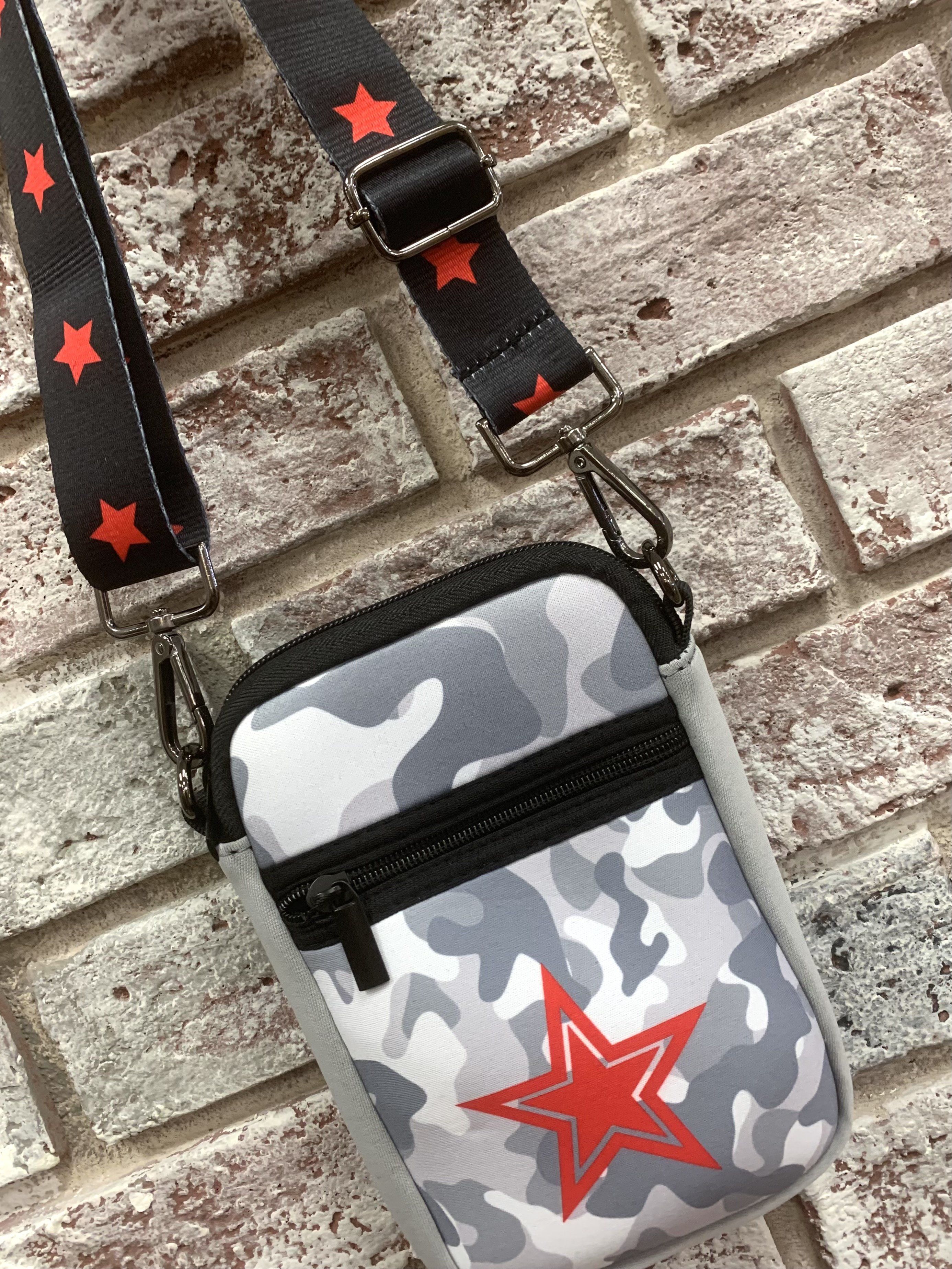 Callie Neoprene Cell Phone Crossbody phone organizer neo
