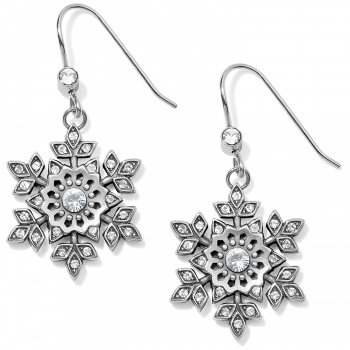 Glint Snowflake French Wire Earrings JA6161 Earrings Brighton