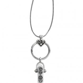 Alcazar Charm Badge Clip Necklace JL7811 Necklaces Brighton