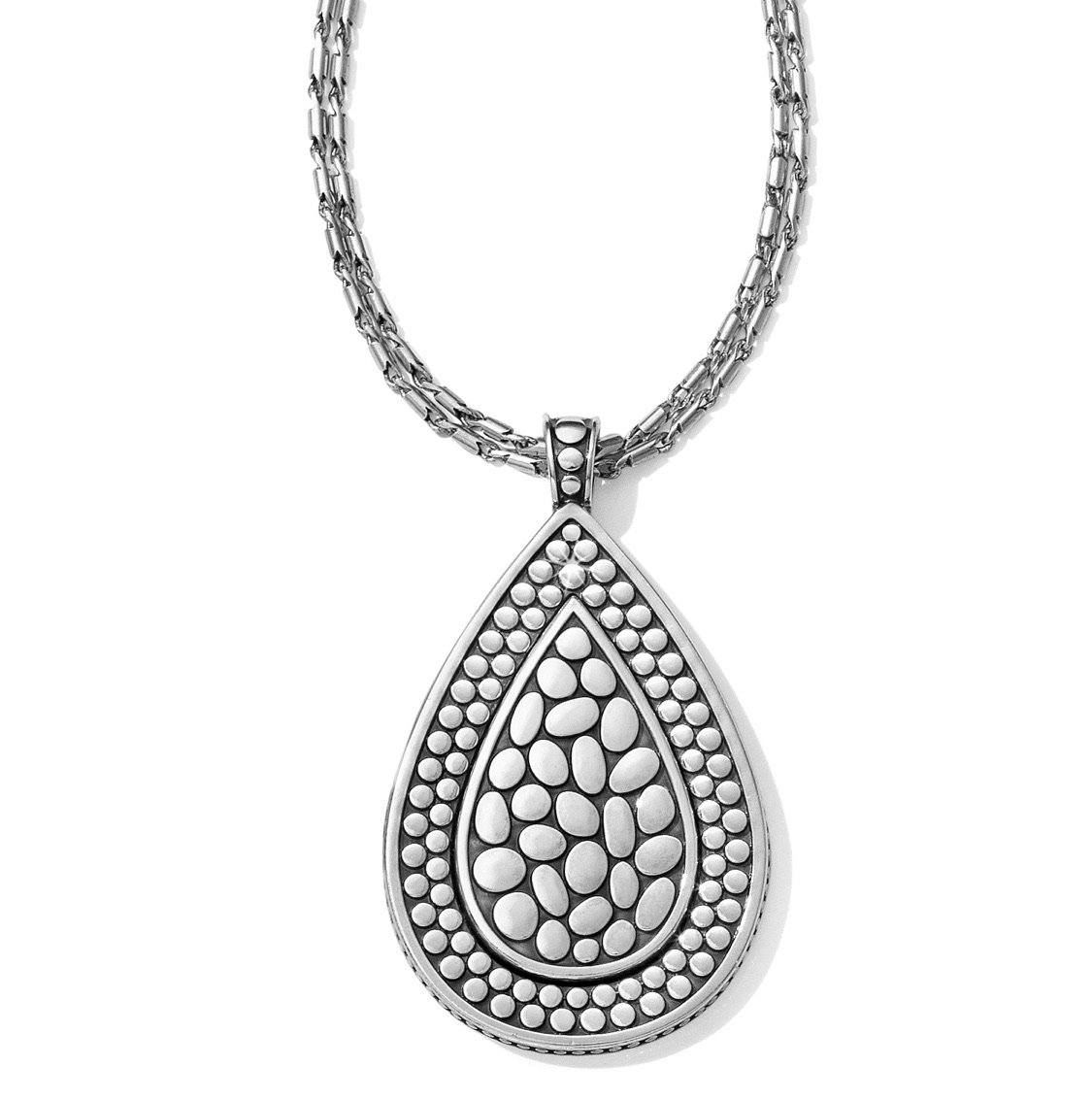 Pebble Teardrop Convertible Reversible Necklace JM1850 Necklaces Brighton