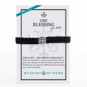One Blessing Bracelet for Him Bracelets My Saint My Hero