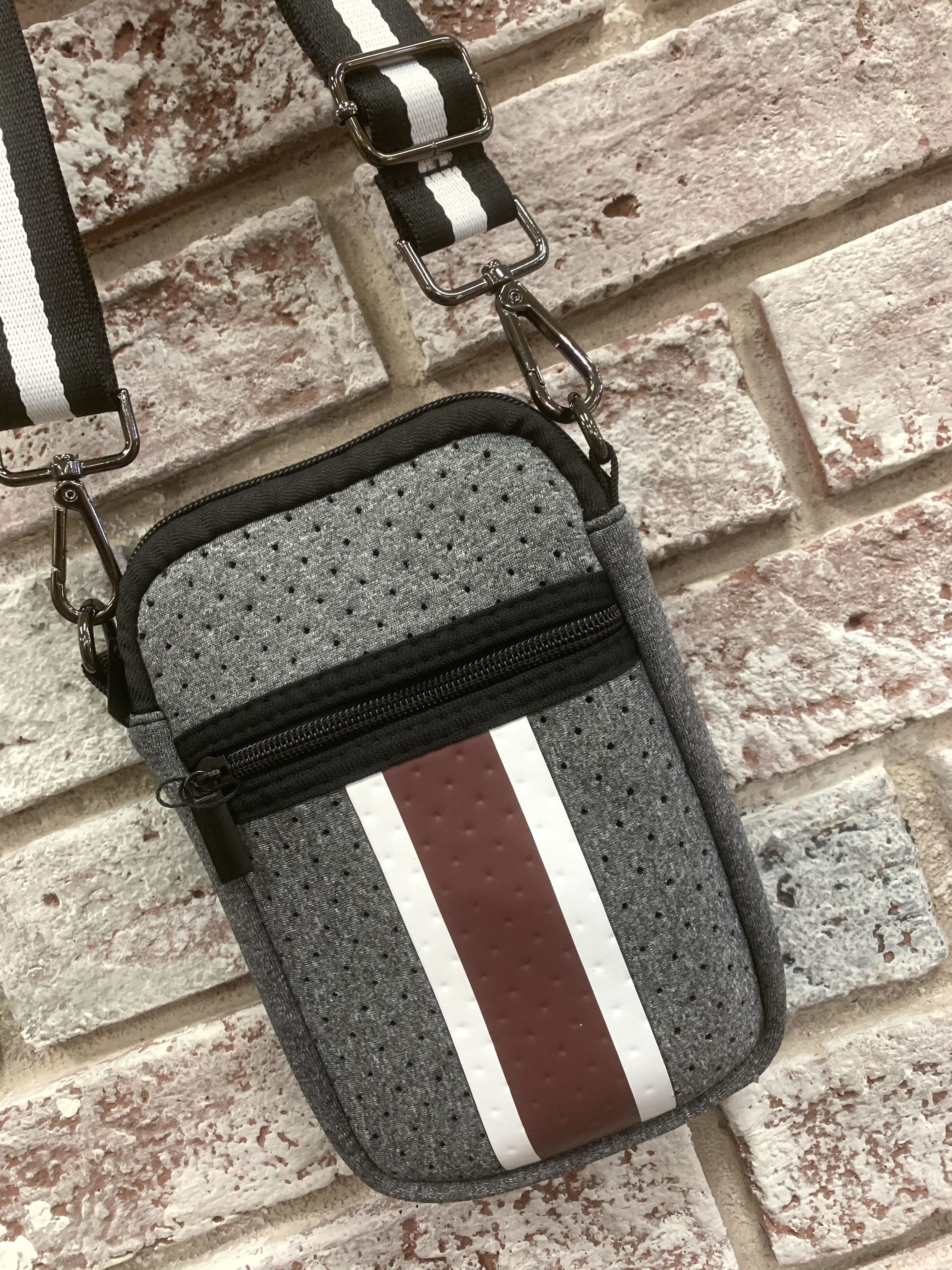 Callie Neoprene Cell Phone Crossbody phone organizer neo