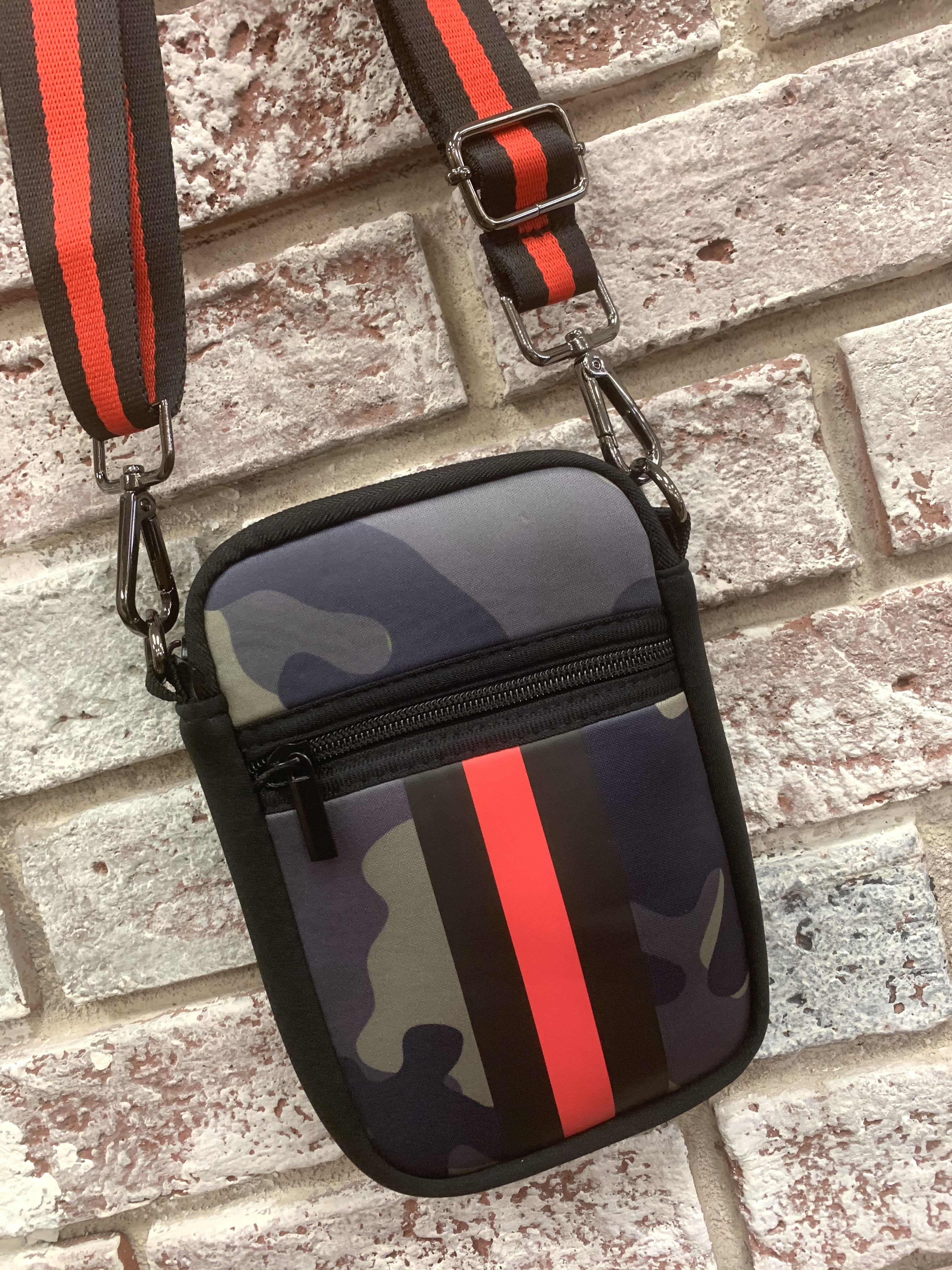 Callie Neoprene Cell Phone Crossbody phone organizer neo