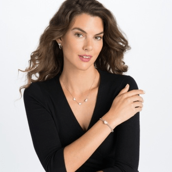 Celeste Heart Hinged Bangle JB9741 Bracelets Brighton