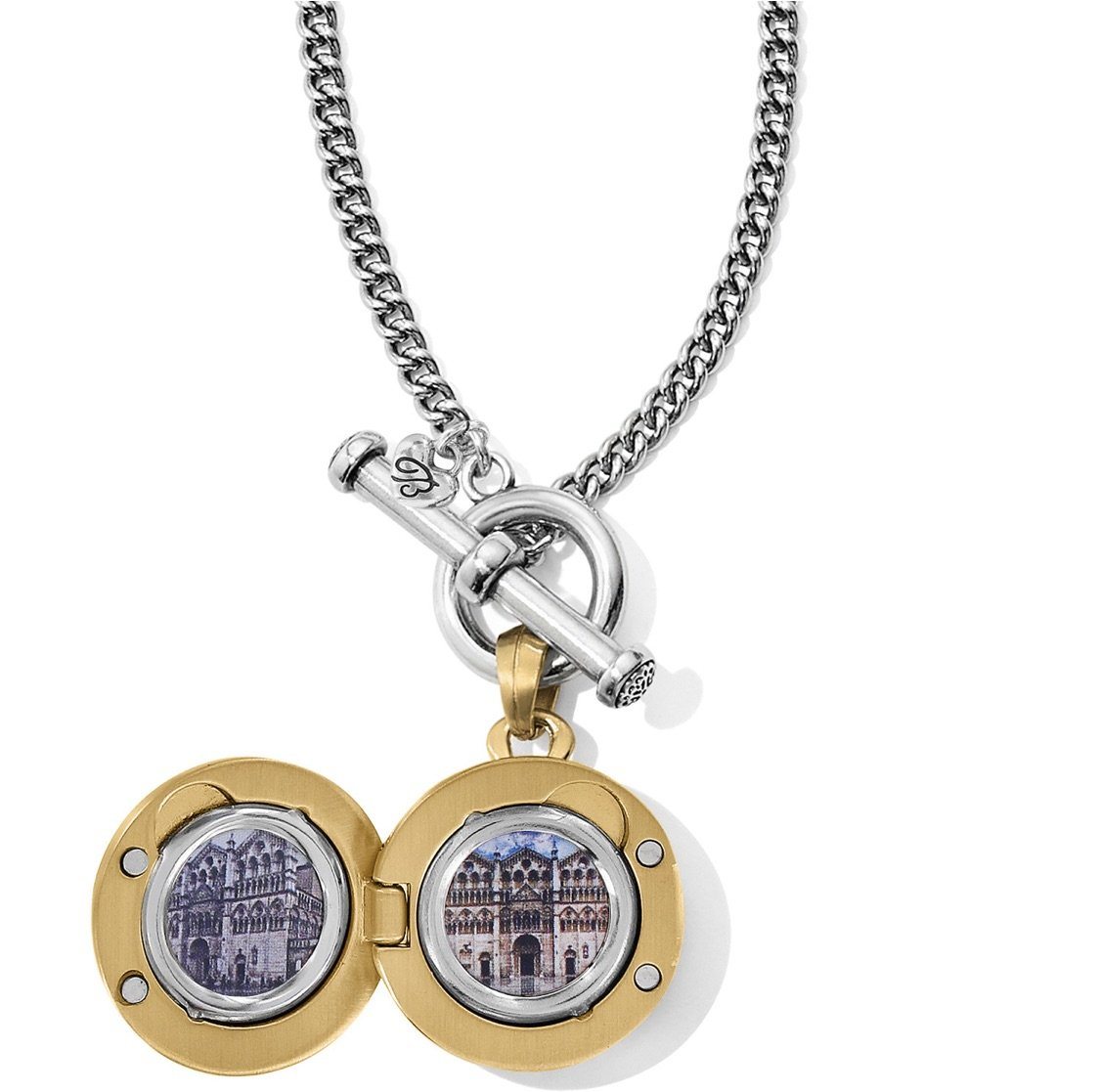 Ferrara Two Tone Double Locket JM1082 Lockets Brighton