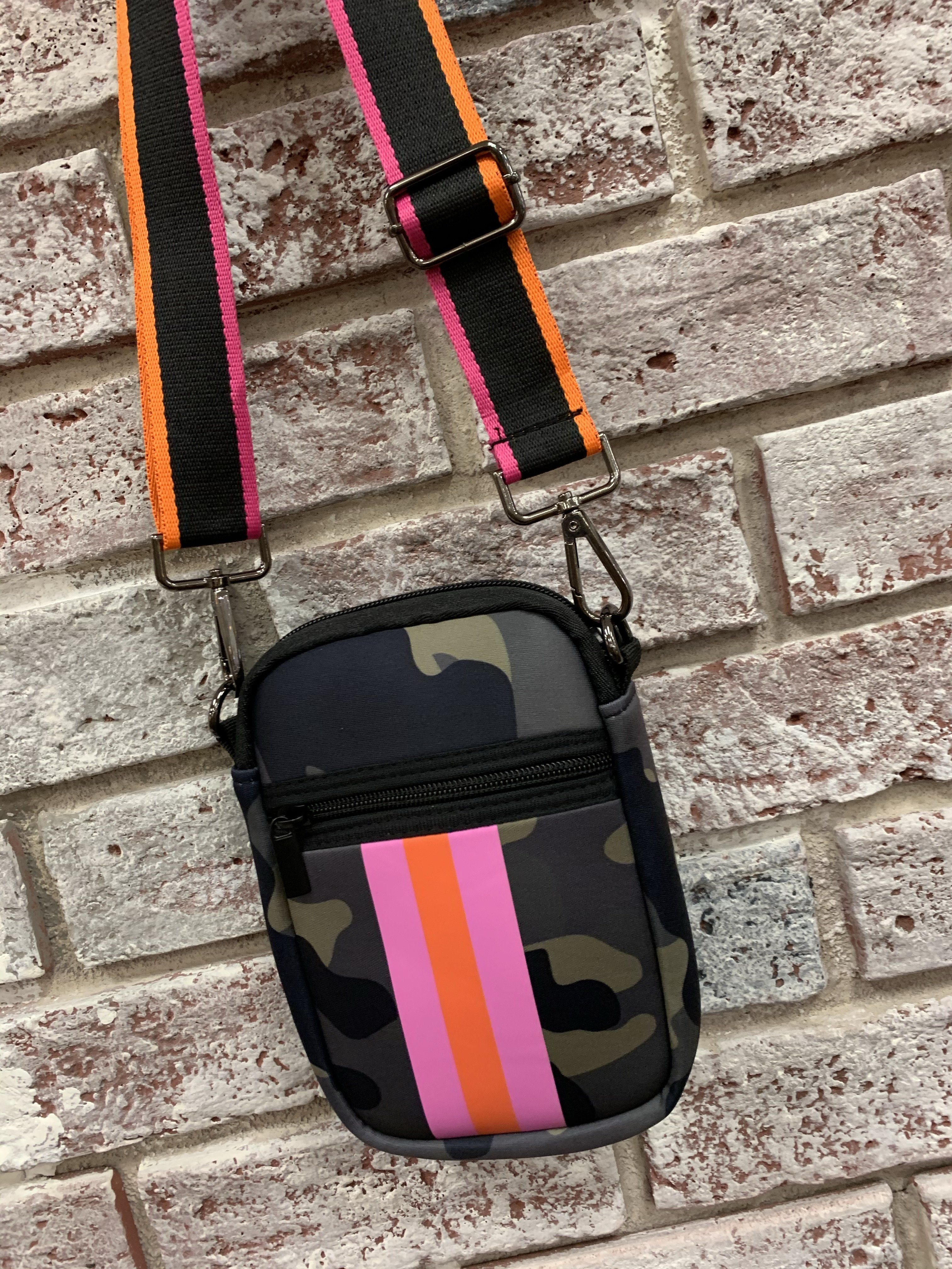 Callie Neoprene Cell Phone Crossbody phone organizer neo
