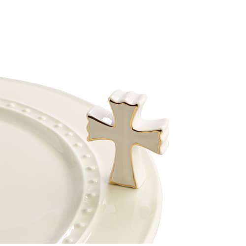 White Cross Mini A176 Home Decor Nora Fleming